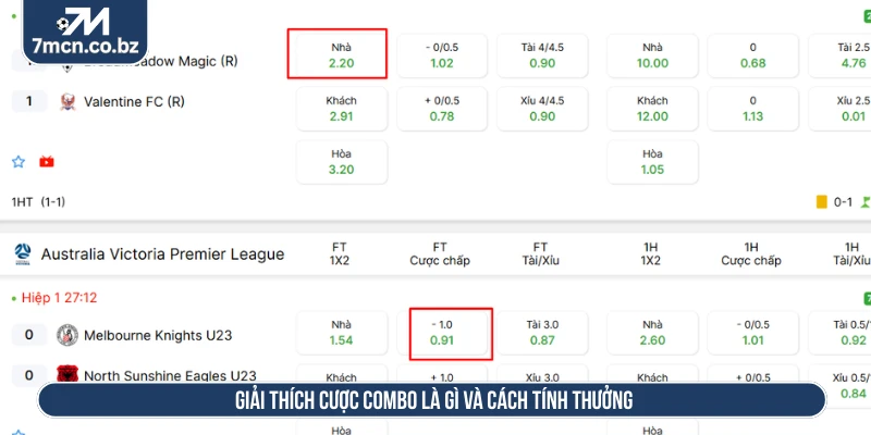 Cược Combo Là Gì? Cơ Chế, Rủi Ro Và Lưu Ý Khi Tham Gia 1 Giải thích cược combo là gì và cách tính thưởng